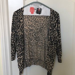 Cheetah Print Cardigan